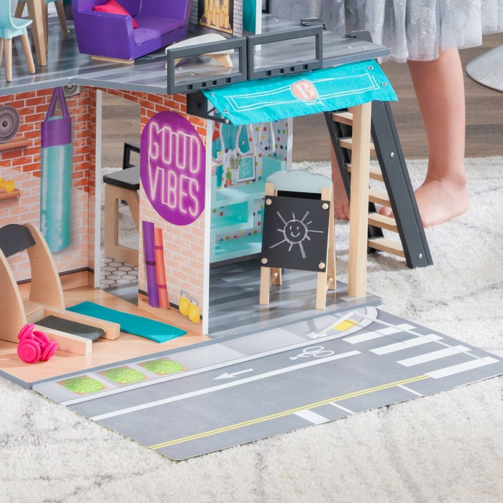 Ляльковий дерев’яний будиночок KidKraft Bianca City Life 65989 - Фото 15