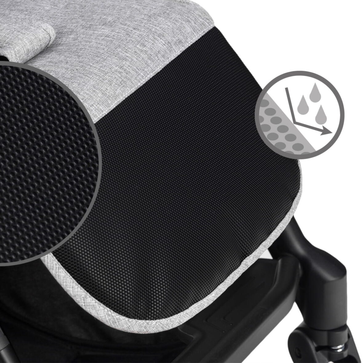 Прогулянкова коляска Kidwell Mavero Black/ Brown - Фото 3