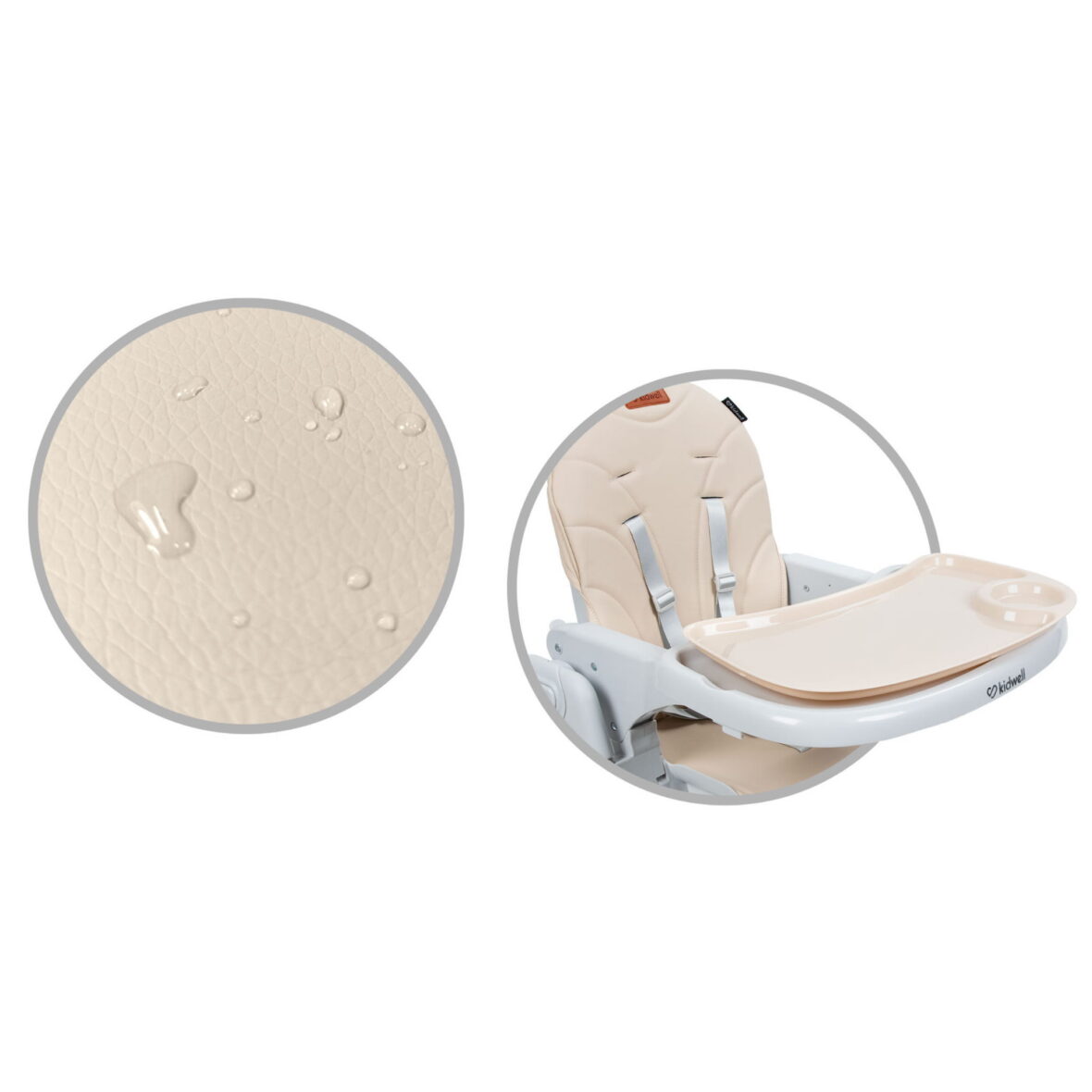 Стільчик для годування Kidwell BENO Beige - Фото 6
