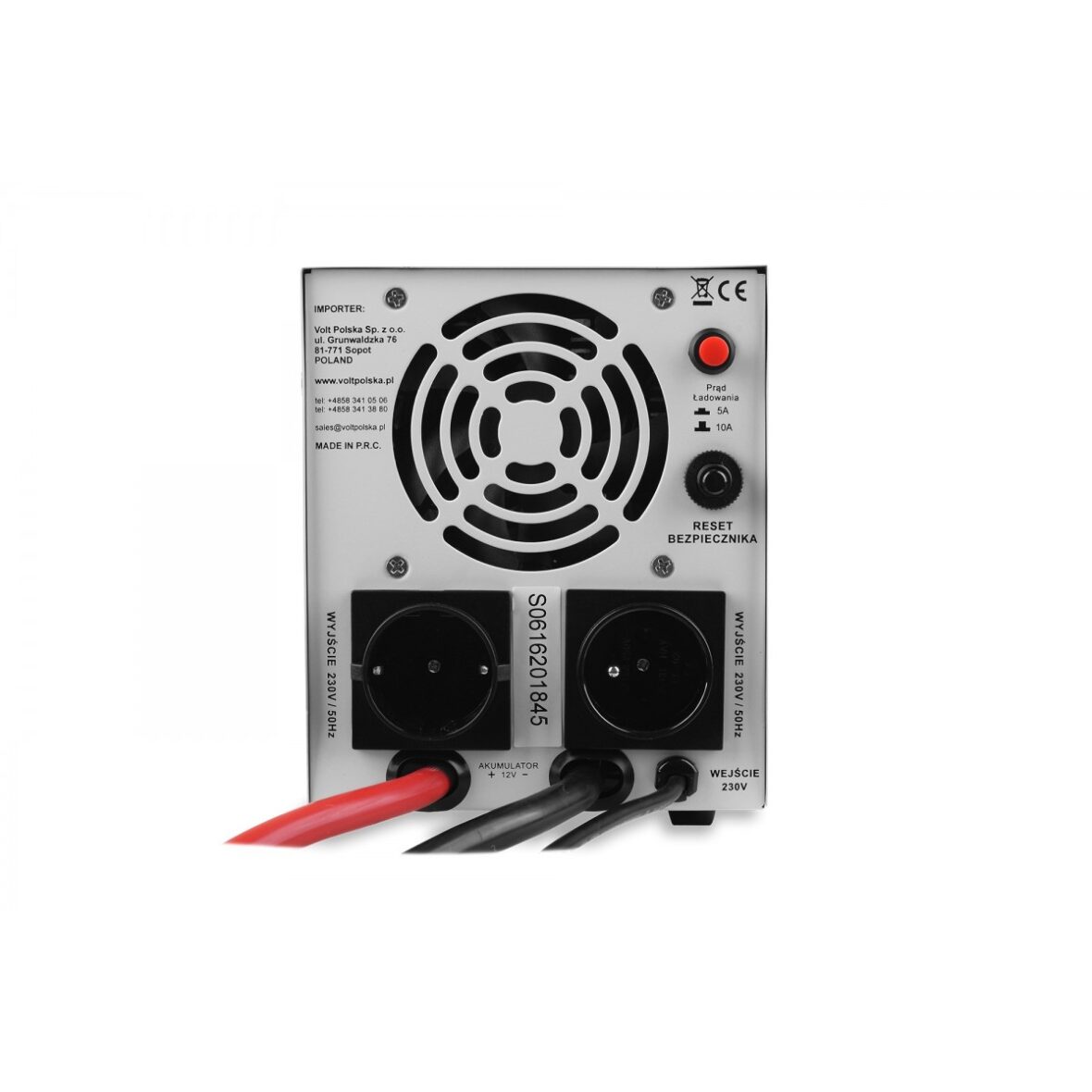 ДБЖ Перетворювач напруги Volt Polska Sinus PRO 800 E 12/230 V (500/800W) - Фото 3