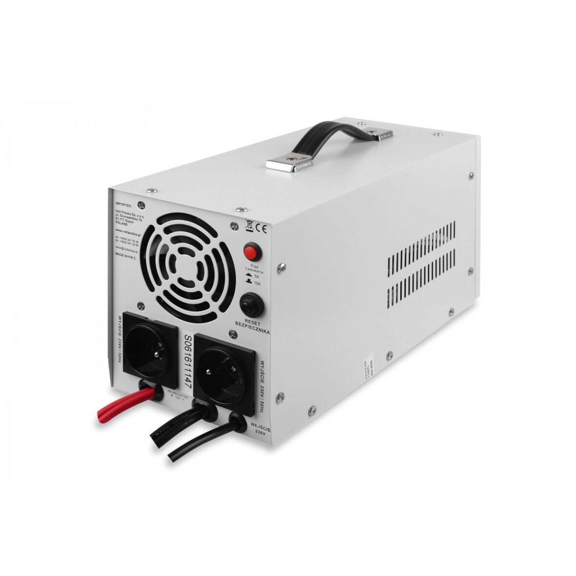 ДБЖ Перетворювач Volt Polska SINUS PRO 1000 E 12/230 В (700/1000 Вт) - Фото 4