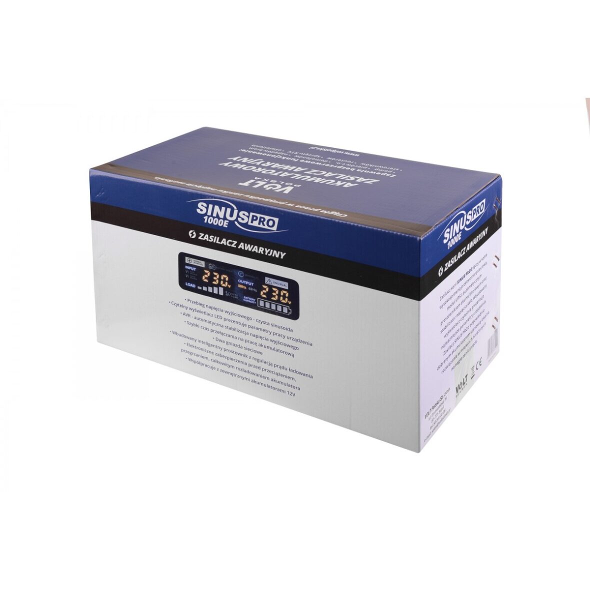 ДБЖ Перетворювач Volt Polska SINUS PRO 1000 E 12/230 В (700/1000 Вт) - Фото 5
