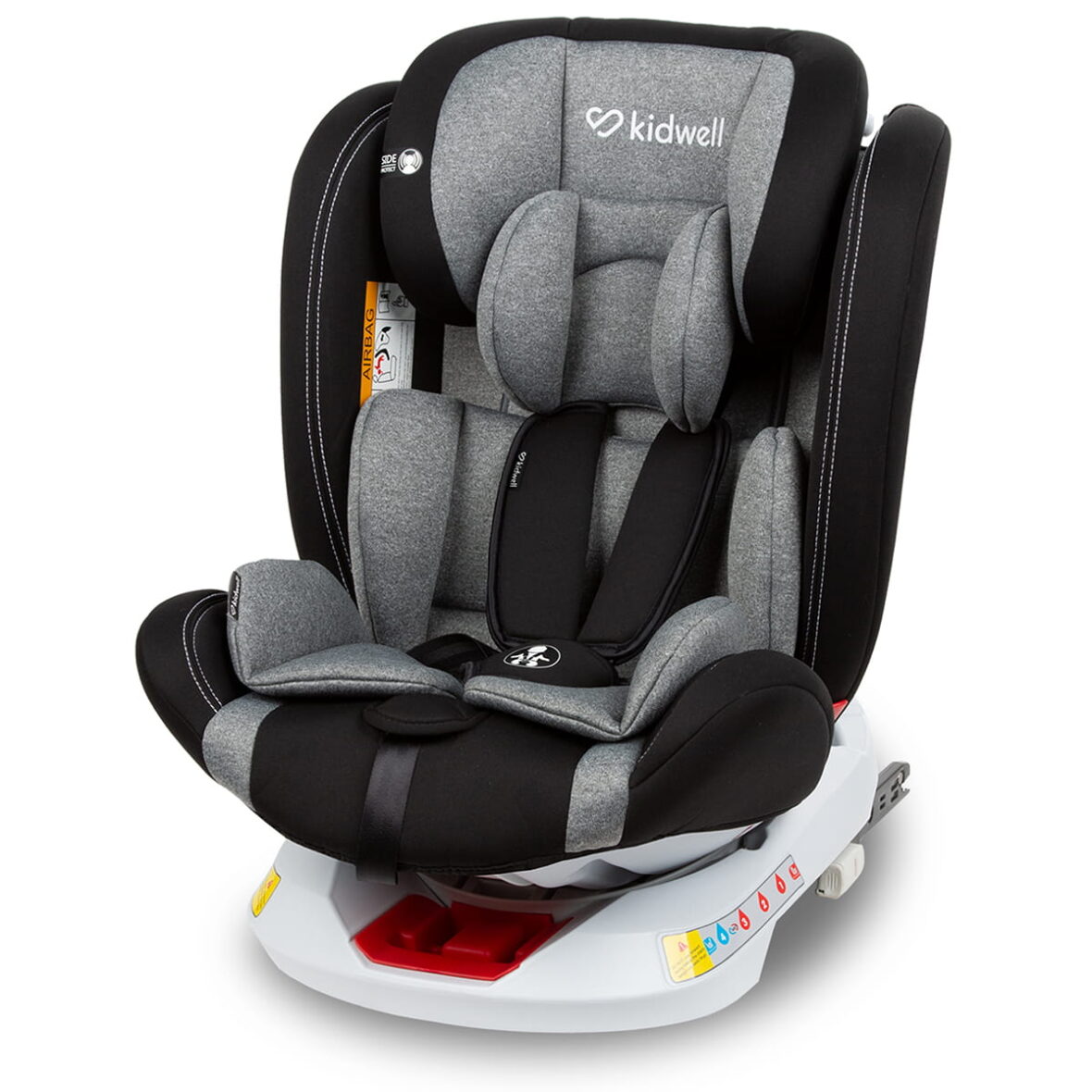 Автокрісло Kidwell ORBIT ISOFIX 0-36 kg Black - Фото 1