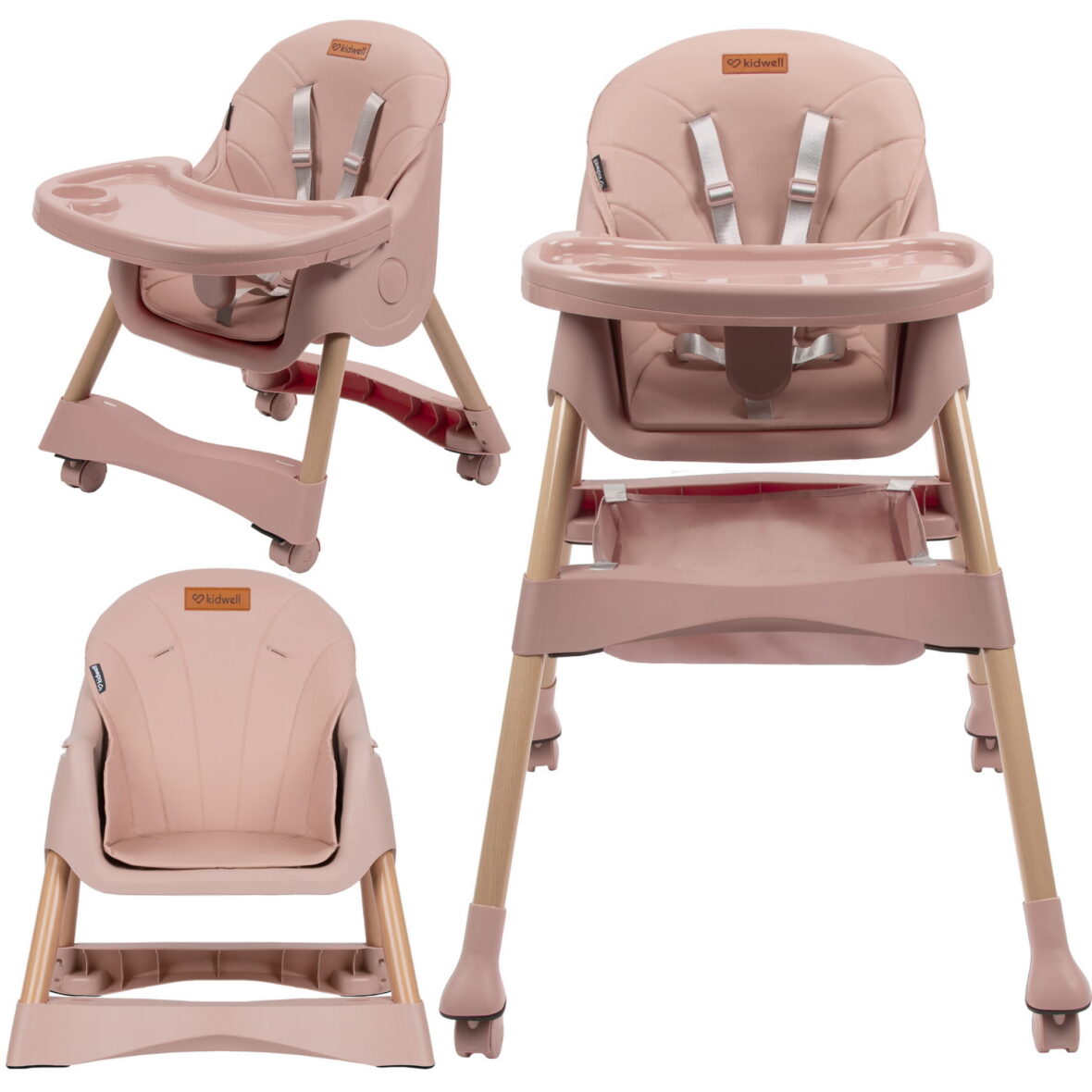 Стільчик для годування Kidwell KARIMI Pink - Фото 1