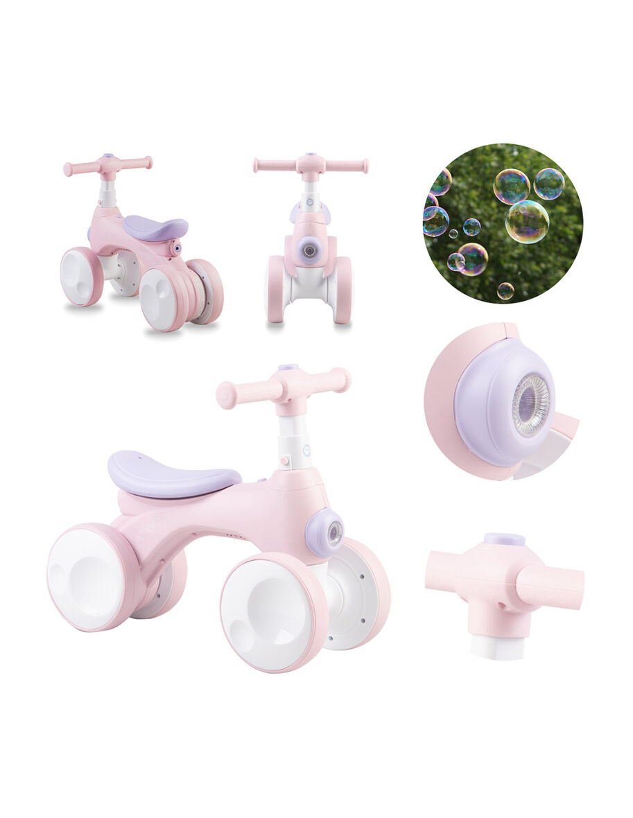 Біговел MoMi TOBIS Pink (зі світлом і мильними бульбашками) - Фото 10