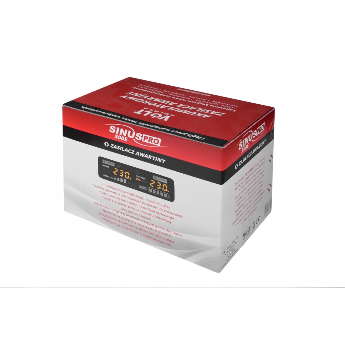 ДБЖ Перетворювач напруги Volt Polska Sinus PRO 500 E 12/230 V (350/500W) - Фото 5