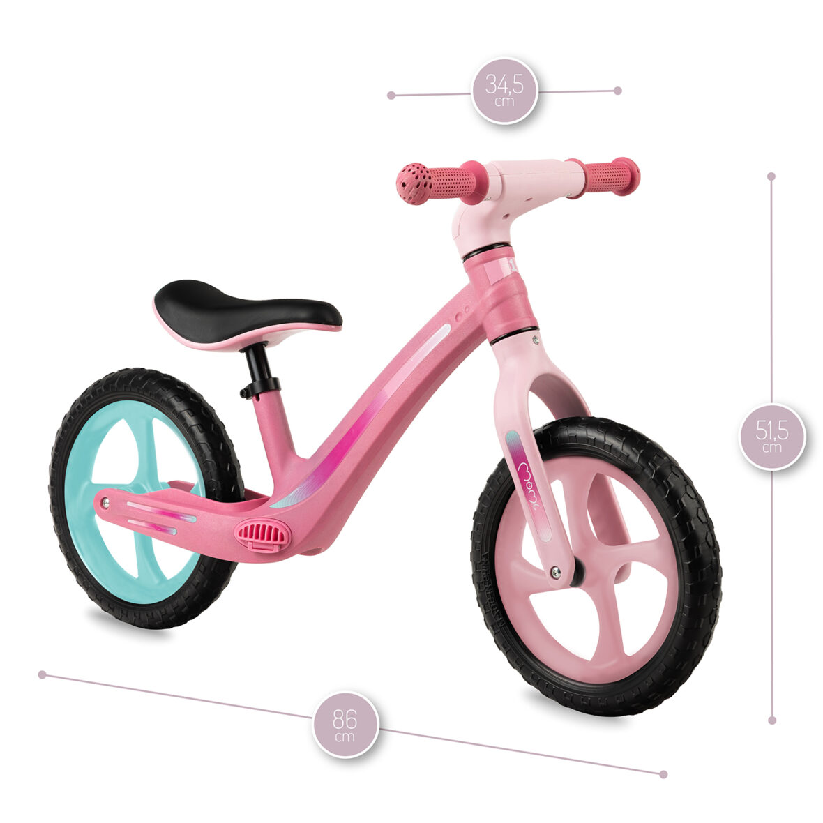 Біговел MoMi MIZO Pink - Фото 4