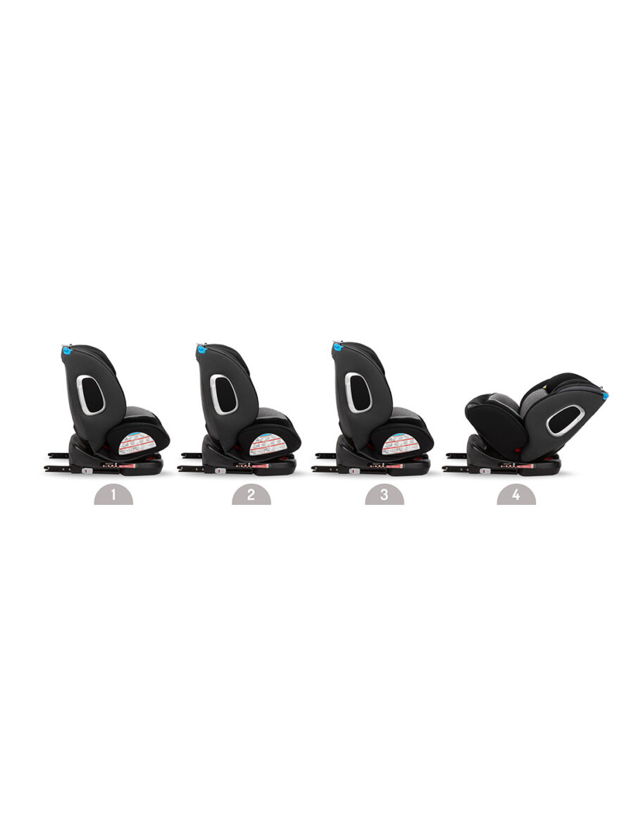 Автокрісло MoMi Tordi ISOFIX 0-36kg Black - Фото 2