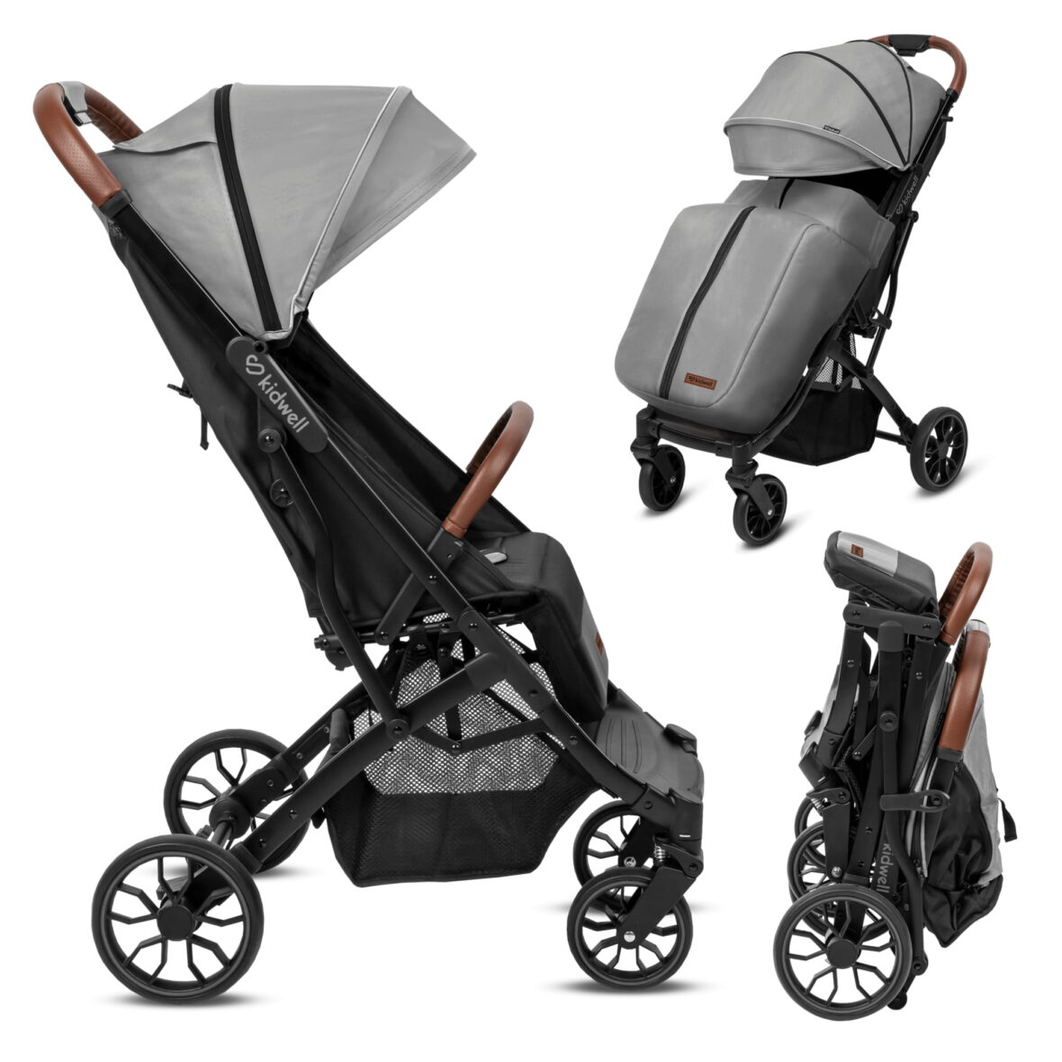 Прогулянкова коляска Kidwell COLMER Cool Grey - Фото 3