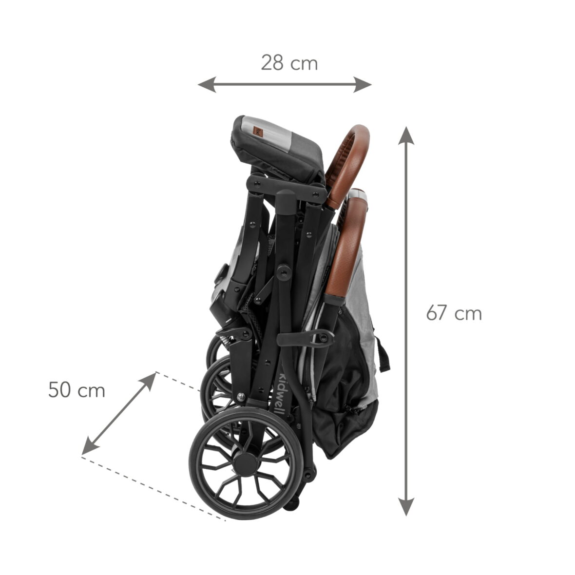 Прогулянкова коляска Kidwell COLMER Cool Grey - Фото 12
