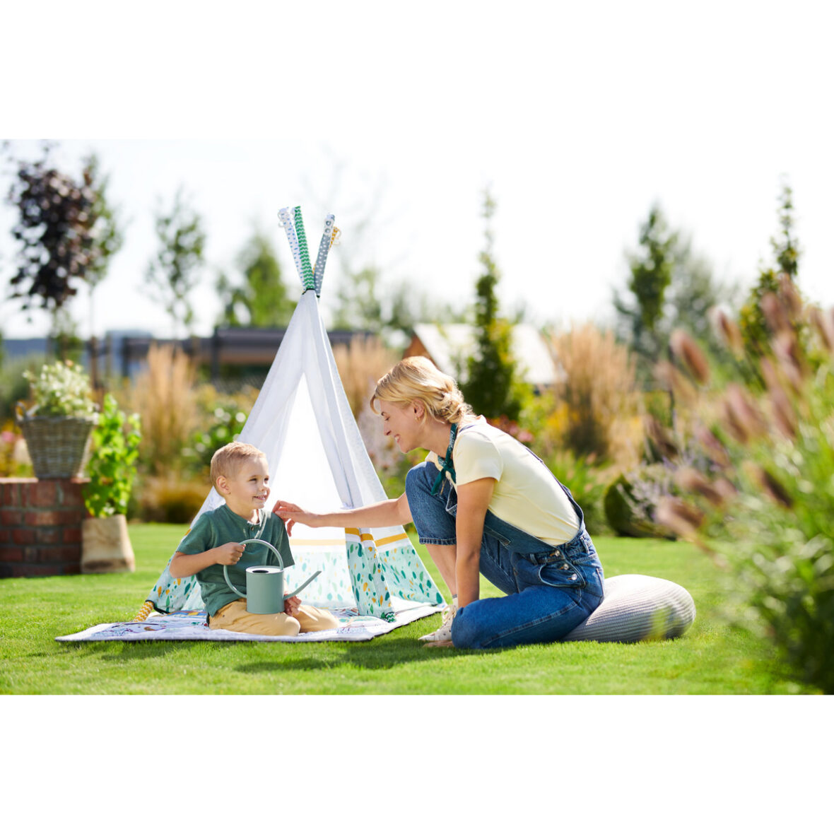 Развиваючий килим-палатка Вігвам 3в1 Kinderkraft Little Gardener - Фото 2