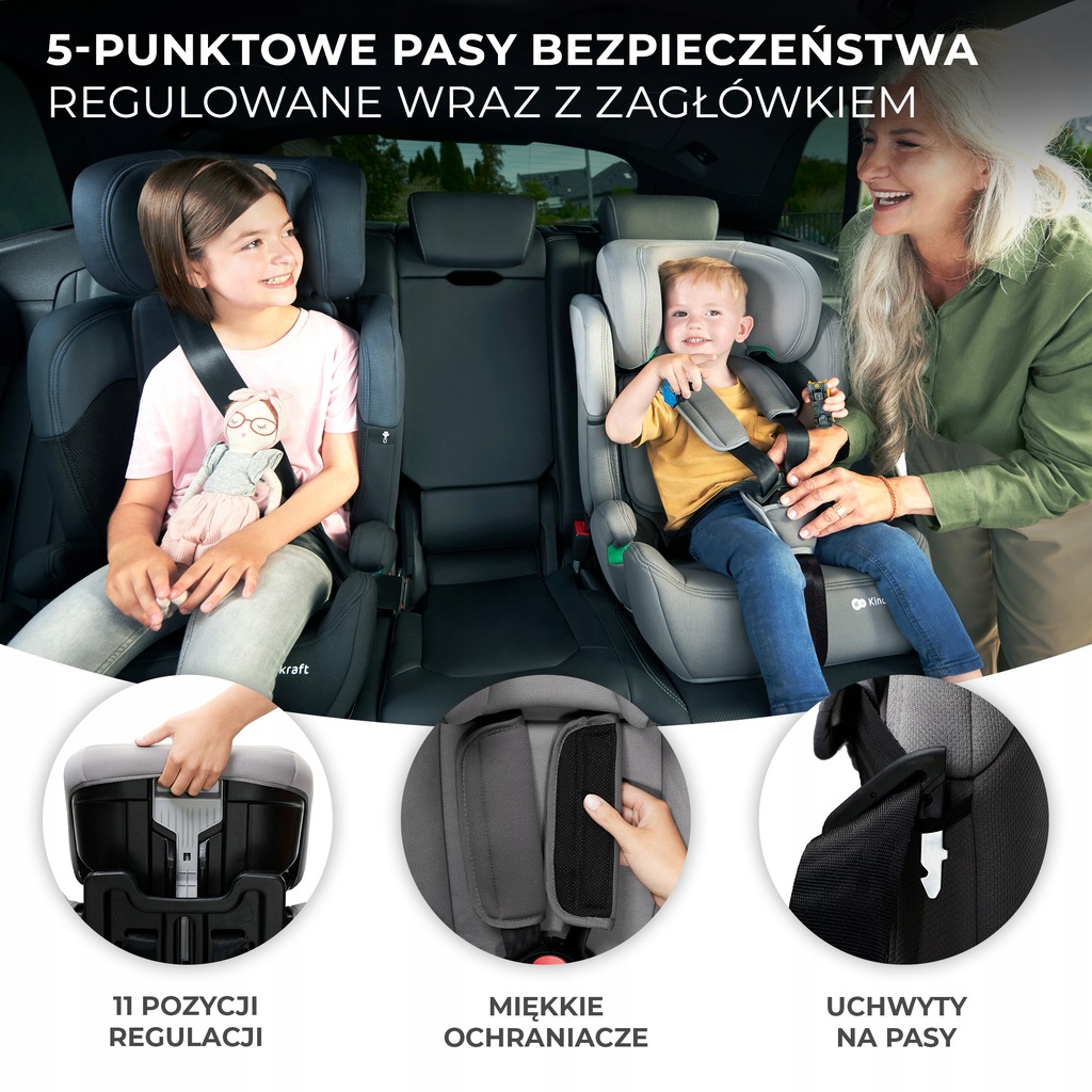 Автокрісло Kinderkraft Comfort Up i-Size Green - Фото 12