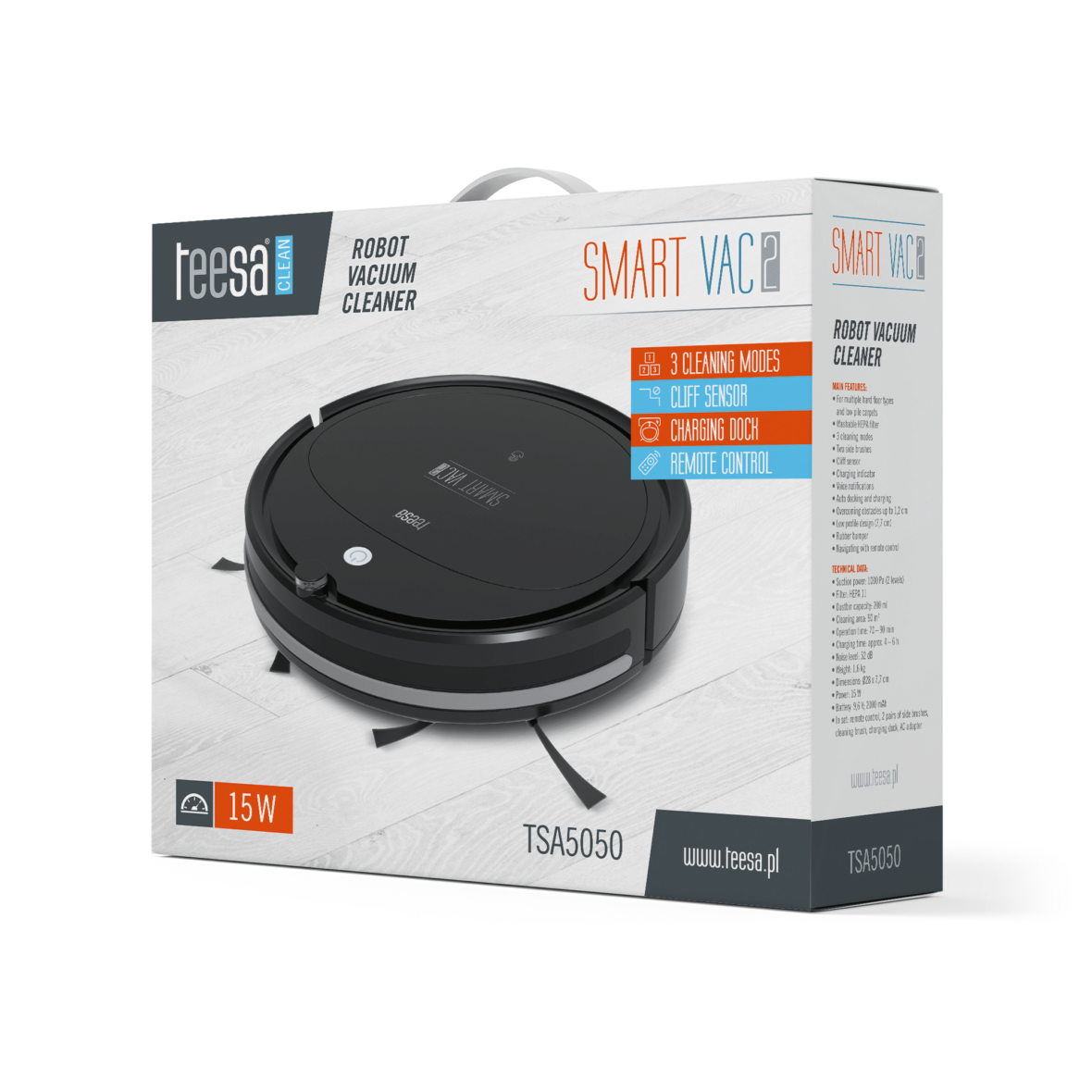 Робот-пилосос Teesa Smart VAC 2 - Фото 10