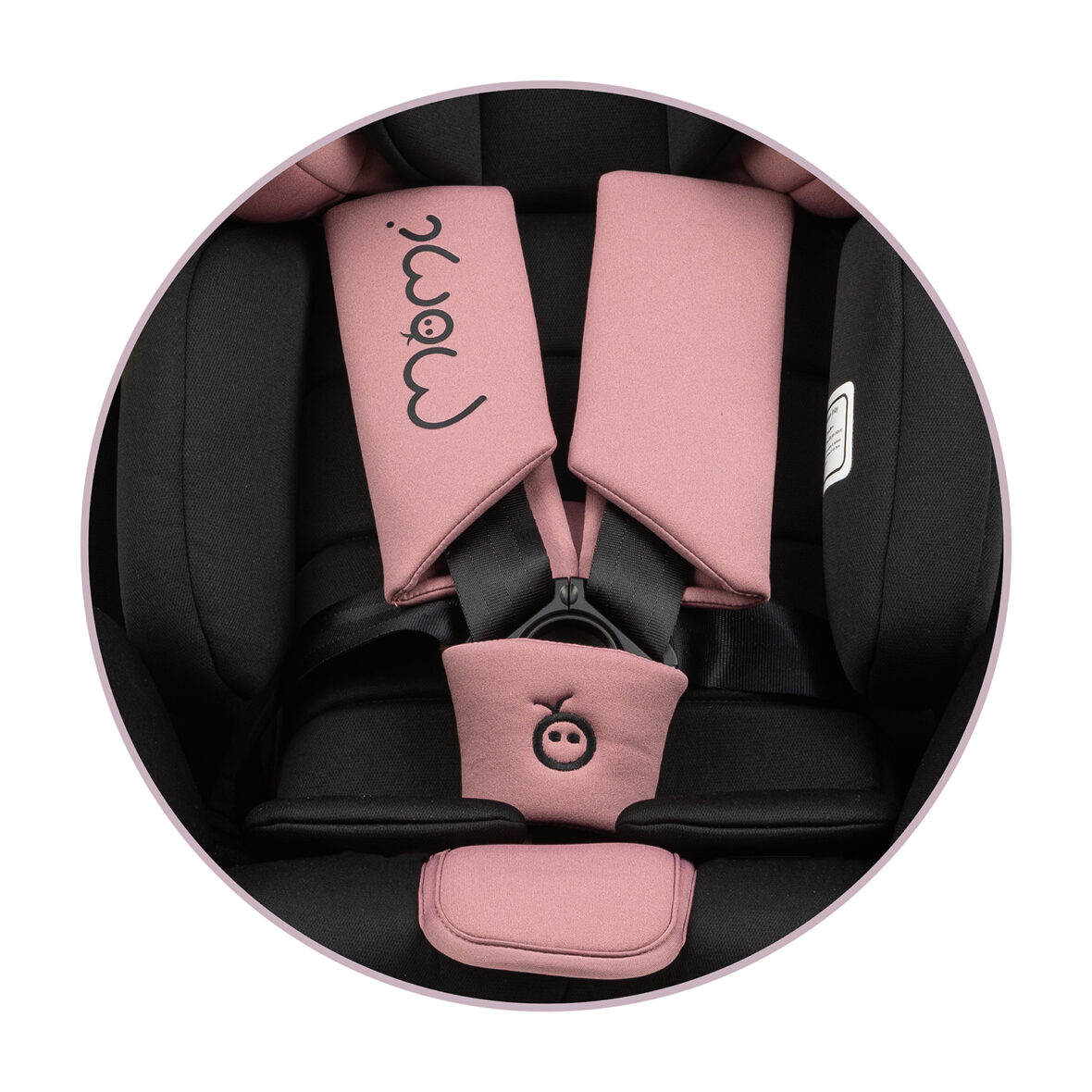 Автокрісло MoMi URSO I-Size 0-36kg Pink - Фото 4