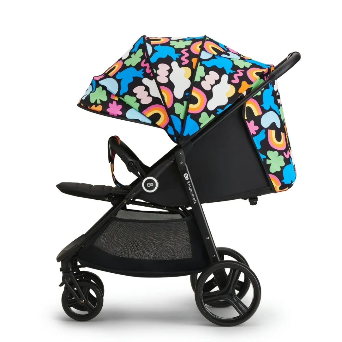 Прогулянкова коляска Kinderkraft GRANDE Plus happy shapes - Фото 7