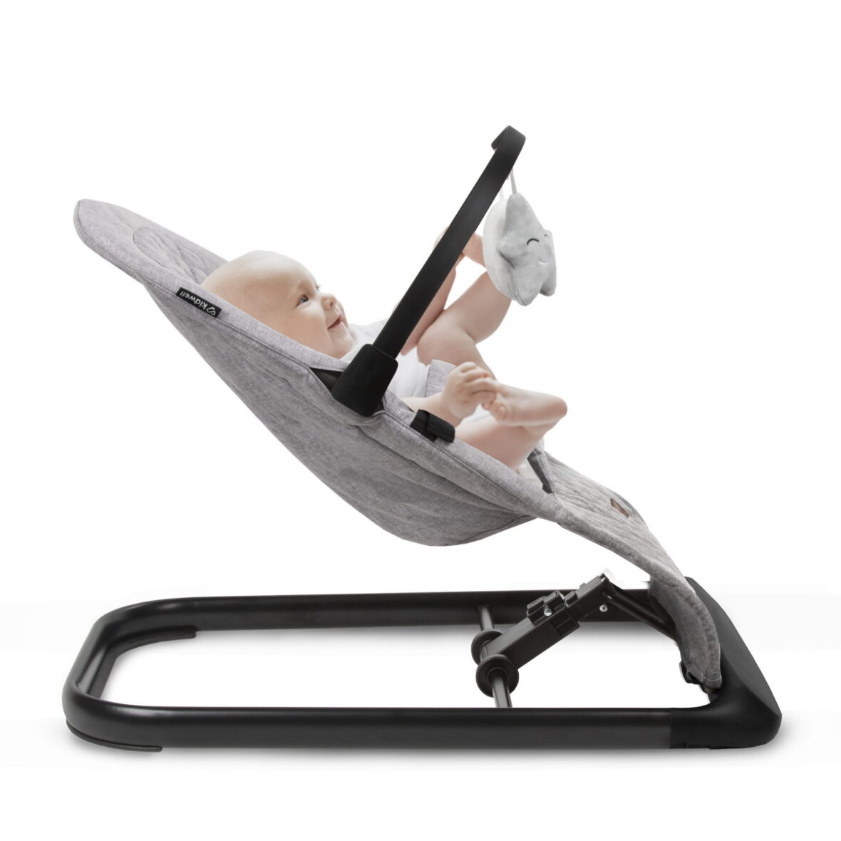 Крісло-гойдалка Kidwell LARO Full Grey/Black - Фото 9