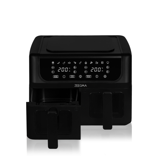 Аерофритюрниця двокамерна Zeegma Dual 9л Black - Фото 18