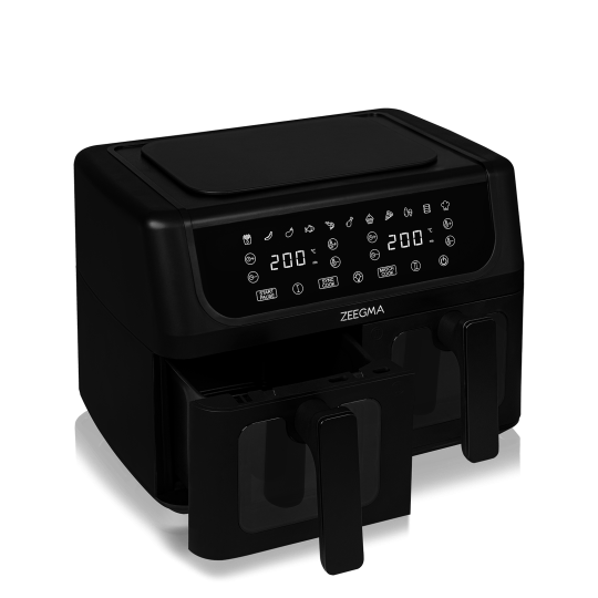 Аерофритюрниця двокамерна Zeegma Dual 9л Black - Фото 15
