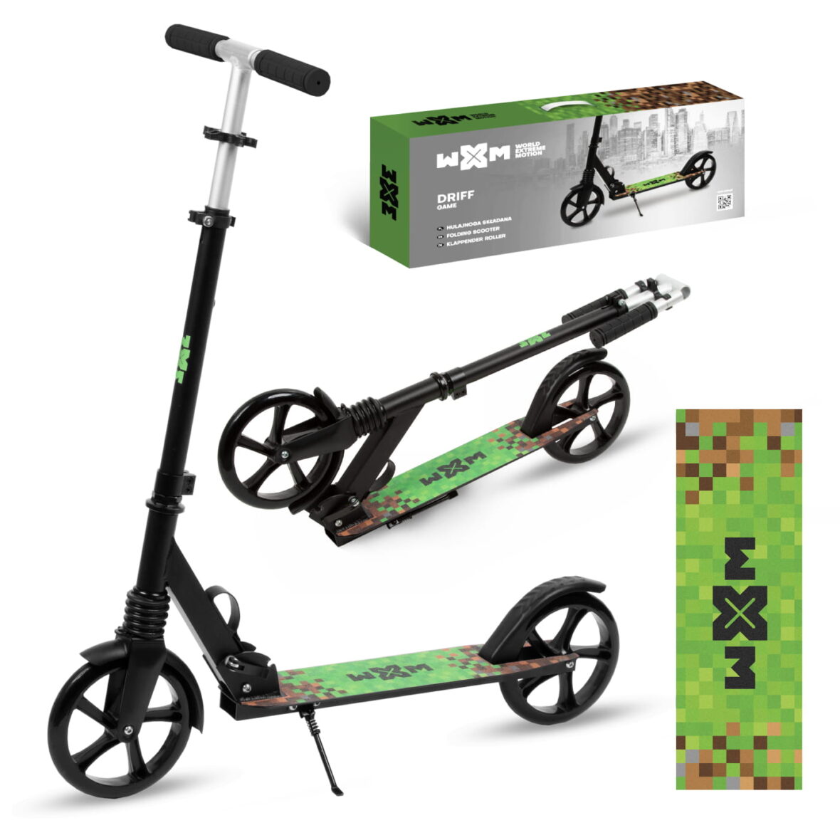 Двоколісний дитячий самокат WXM DRIFF Game 200 mm - Фото 1