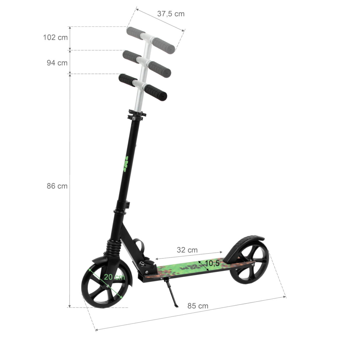 Двоколісний дитячий самокат WXM DRIFF Game 200 mm - Фото 3