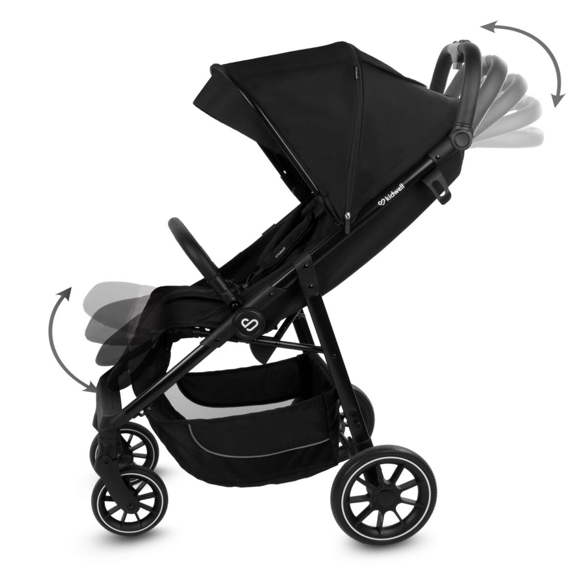 Прогулянкова коляска Kidwell ENZO Black - Фото 8