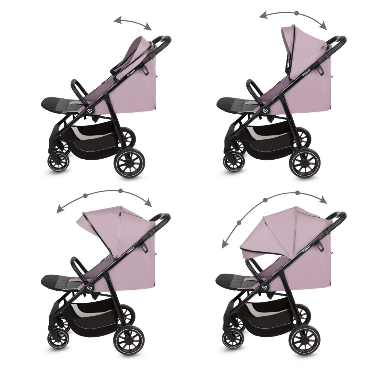 Прогулянкова коляска Kidwell ENZO Pink - Фото 2