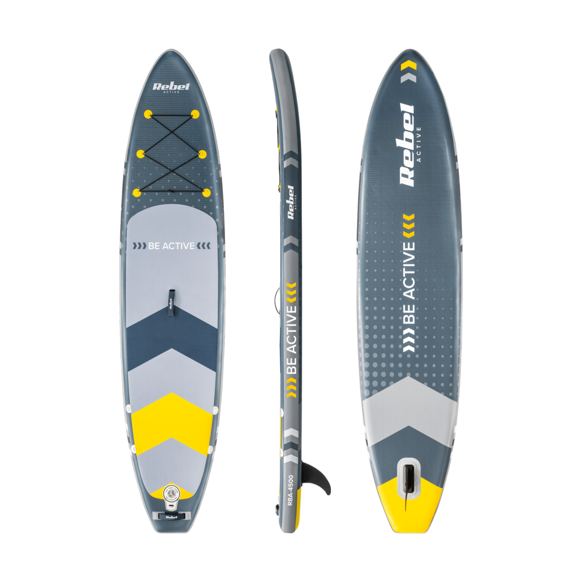 SUP дошка 350см Rebel ACTIVE із аксесуарами сапборд 150 кг 350 x 81 х 15 см Grey - Фото 3