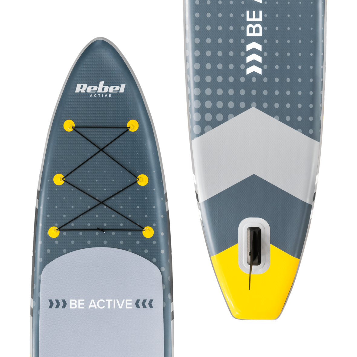 SUP дошка 350см Rebel ACTIVE із аксесуарами сапборд 150 кг 350 x 81 х 15 см Grey - Фото 5