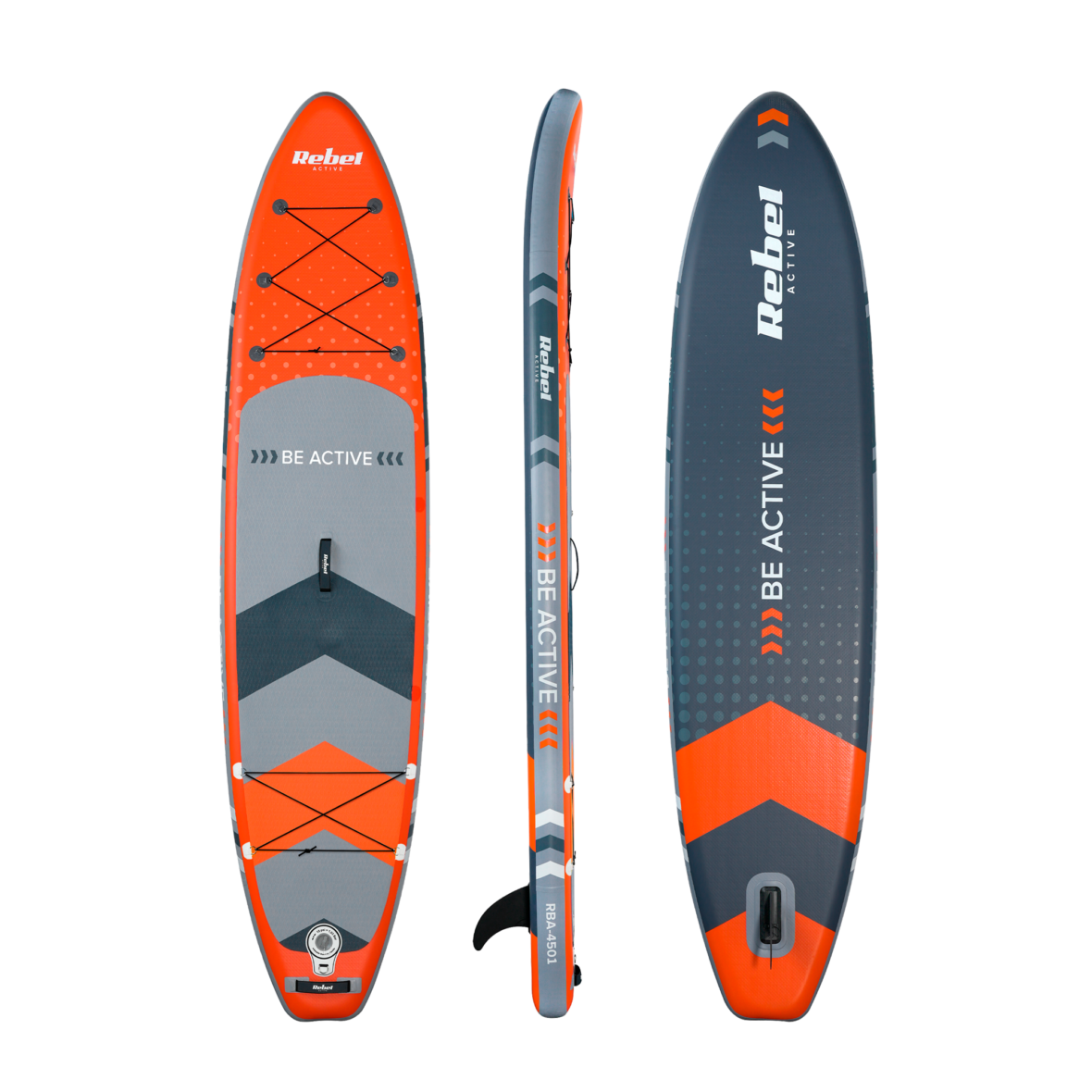 SUP дошка 350см Rebel ACTIVE з аксесуарами сапборд 150 кг 350 x 81 х 15 см Orange - Фото 3