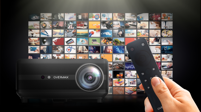 Проектор Overmax Multipic 6.1 smart Wi-Fi FullHD 4K Android (7000 лм) - Фото 4
