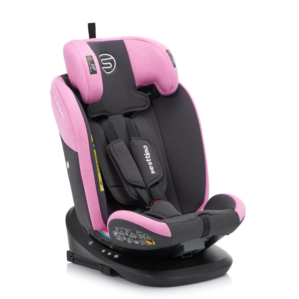 Автокрісло Sesttino Oktagon Pro Isofix 0-36kg Pink - Фото 2