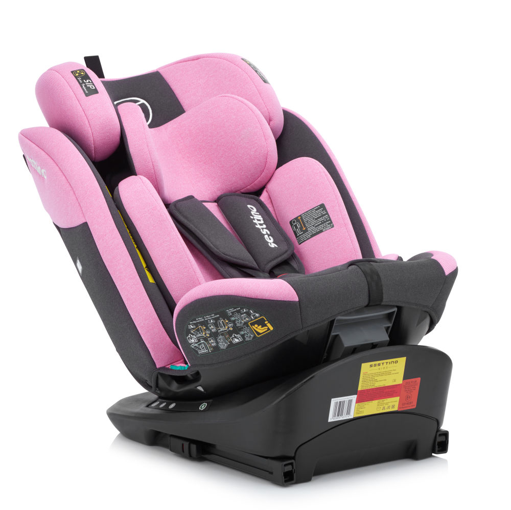 Автокрісло Sesttino Oktagon Pro Isofix 0-36kg Pink - Фото 6