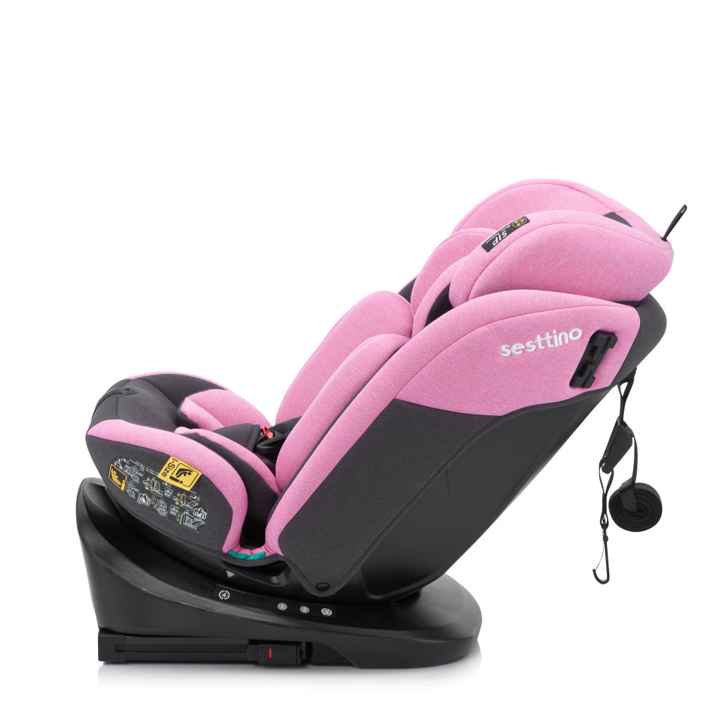 Автокрісло Sesttino Oktagon Pro Isofix 0-36kg Pink - Фото 7