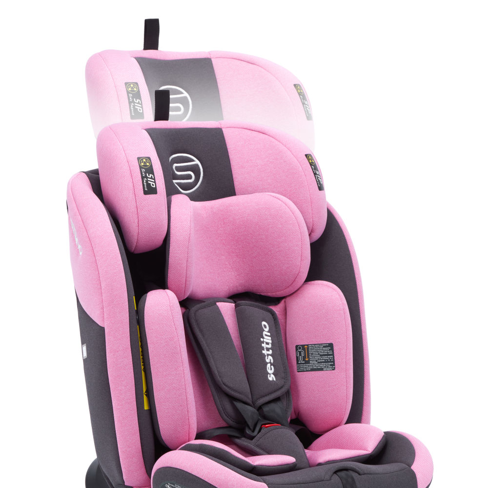 Автокрісло Sesttino Oktagon Pro Isofix 0-36kg Pink - Фото 9