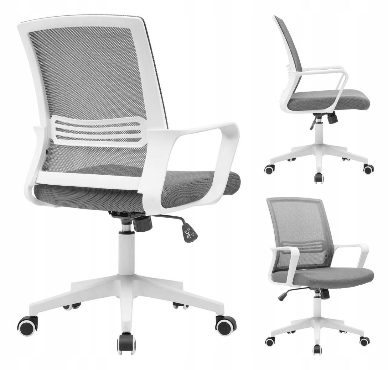 Офісне крісло Hanert Vision Grey/White - Фото 1