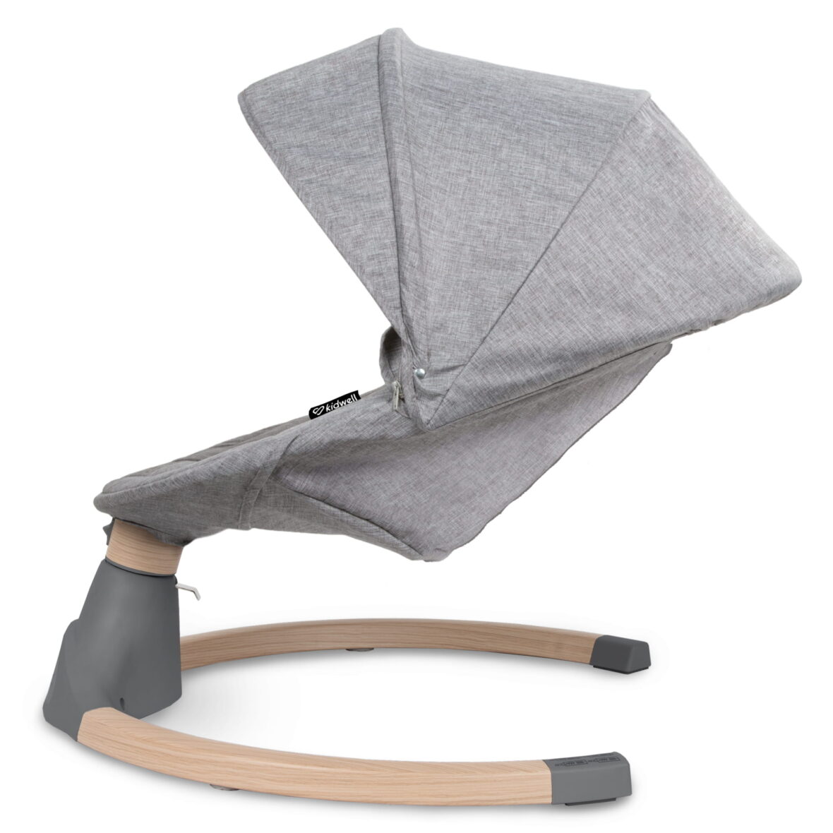 Шезлонг-гойдалка 2в1 Kidwell LUXI Dark Melange/Wooden - Фото 8