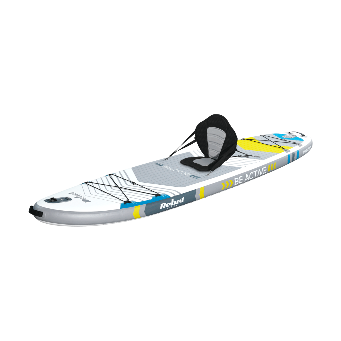 SUP дошка 335 см Rebel ACTIVE RBA-4507-WH із аксесуарами сапборд 170 кг 335 x 84 х 15 см White - Фото 4