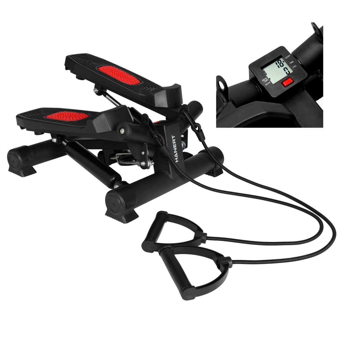 Cтеппер з еспандерами та LCD дисплеєм Hanert CardioStep - Фото 1
