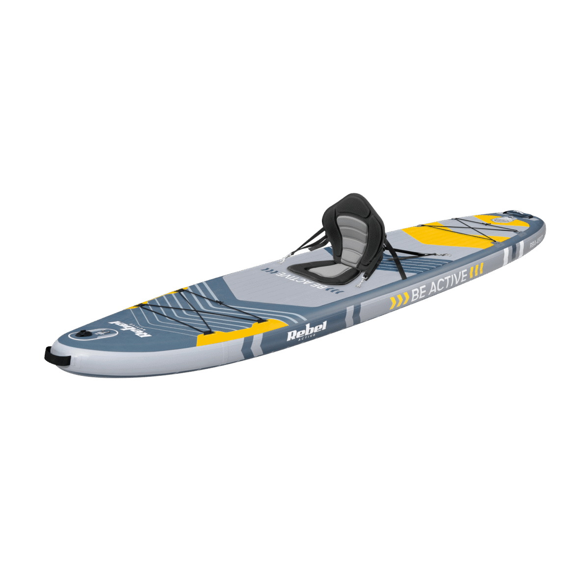 SUP дошка 335 см Rebel ACTIVE RBA-4507-G із аксесуарами сапборд 170 кг 335 x 84 х 15 см Grey - Фото 4