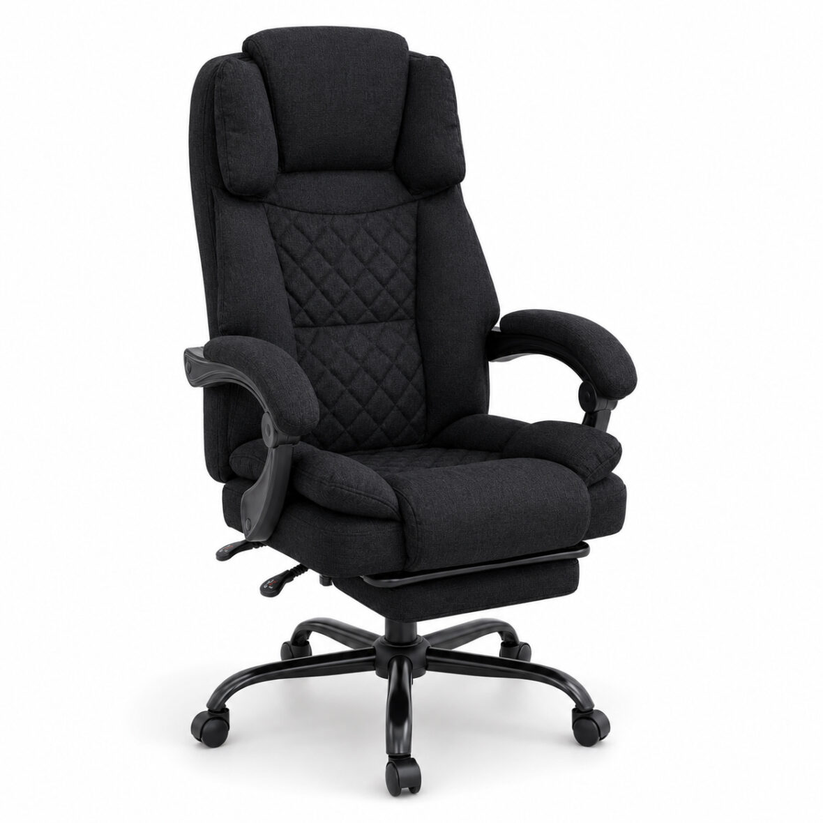 Офісне крісло з тканини Hanert Softline Black - Фото 2