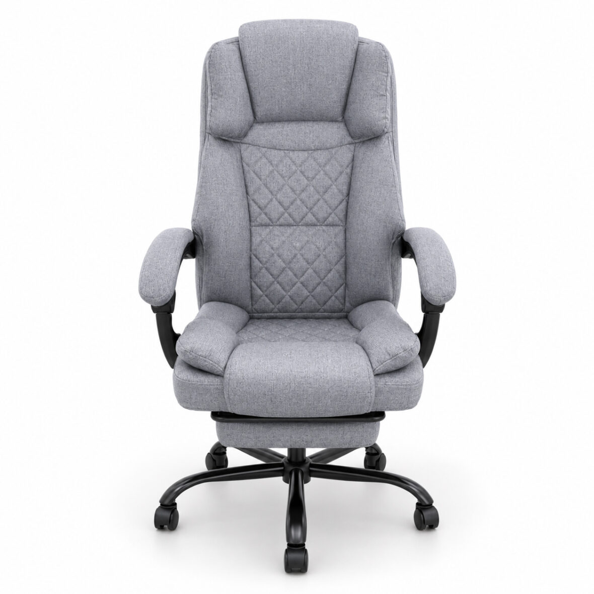 Офісне крісло з тканини Hanert Softline Grey - Фото 3