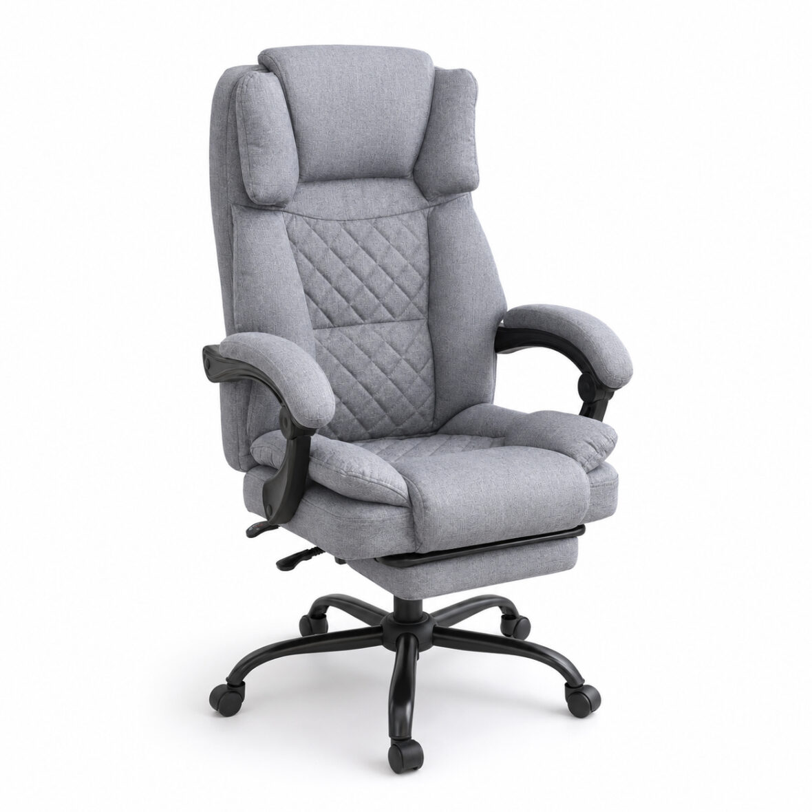 Офісне крісло з тканини Hanert Softline Grey - Фото 2